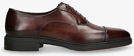 Mens Brown Easy Leather Oxford Shoes Eur 44.5 / 10.5 Uk Men