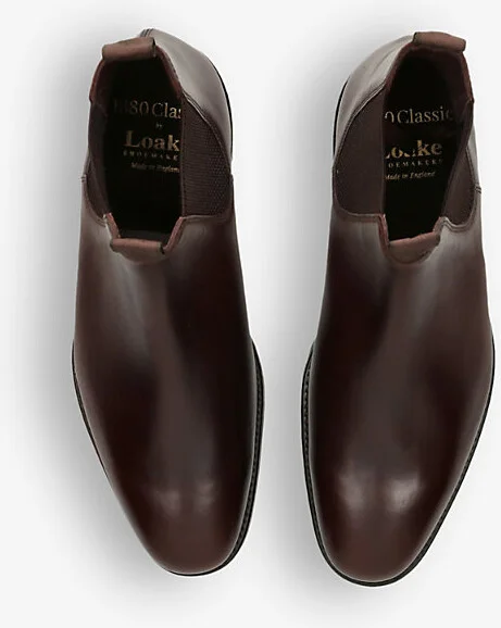 Mens Brown Emsworth Leather Chelsea Boots Eur 41 / 7 Uk Men - Image 2