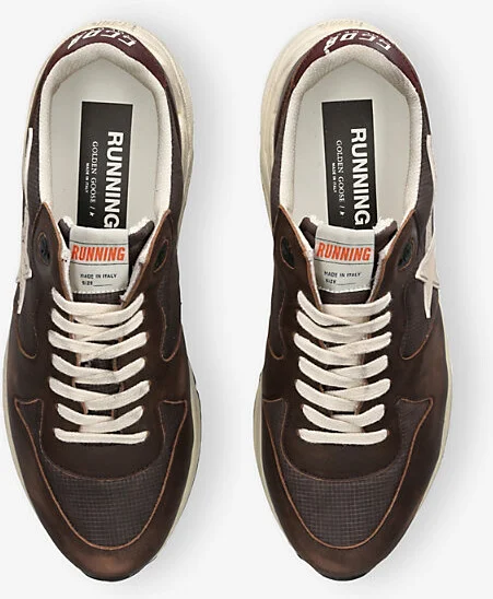 Mens Brown/Oth Men's Running Sole Leather Low-Top Trainers Eur 45 / 11 Uk Men - Image 2