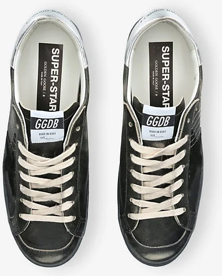 Mens Brown/Oth Super Star Branded Suede Low-Top Trainers Eur 43 / 9 Uk Men - Image 2