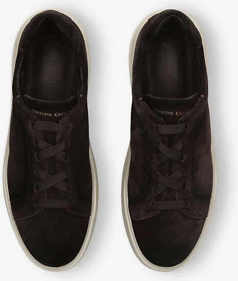 Mens Brown Slouch Suede Low-Top Trainers Eur 43.5 / 9.5 Uk Men - Image 2