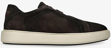 Mens Brown Slouch Suede Low-Top Trainers Eur 43.5 / 9.5 Uk Men