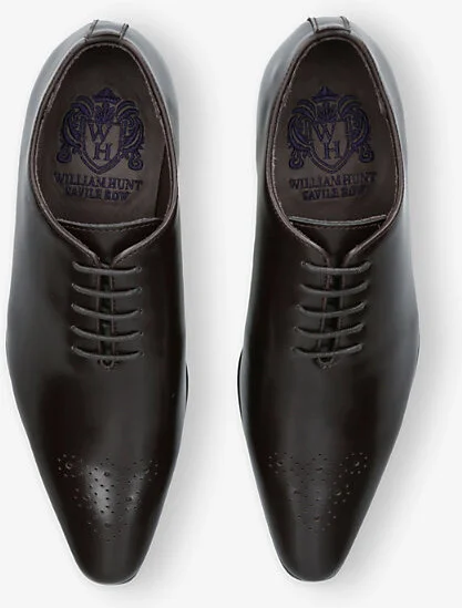 Mens Brown The Trent Leather Oxford Shoes Eur 44 / 10 Uk Men - Image 2