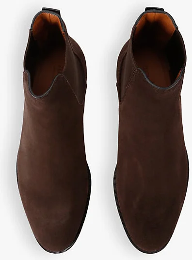 Mens Brown Torino Panelled Suede Chelsea Boots Eur 42.5 / 8.5 Uk Men - Image 2