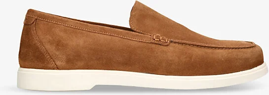Mens Brown Tuscany Slip-On Suede Loafers Eur 45 / 11 Uk Men