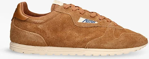 Mens Brown Windspin Suede Low-Top Trainers Eur 40 / 6 Uk Men