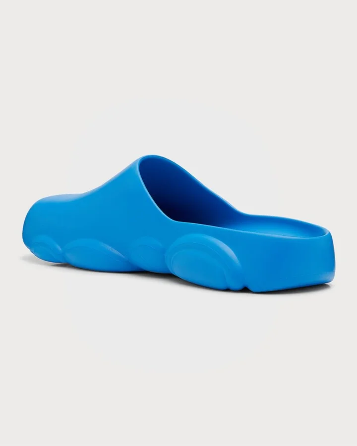 Men's Bubble Teddy Rubber Slides - Image 3