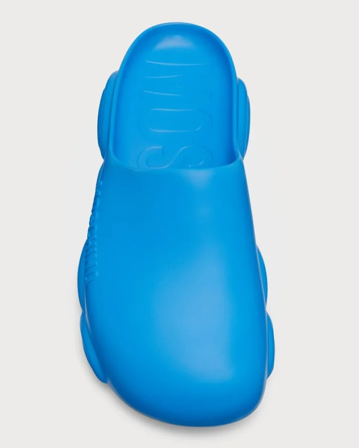 Men's Bubble Teddy Rubber Slides - Image 4