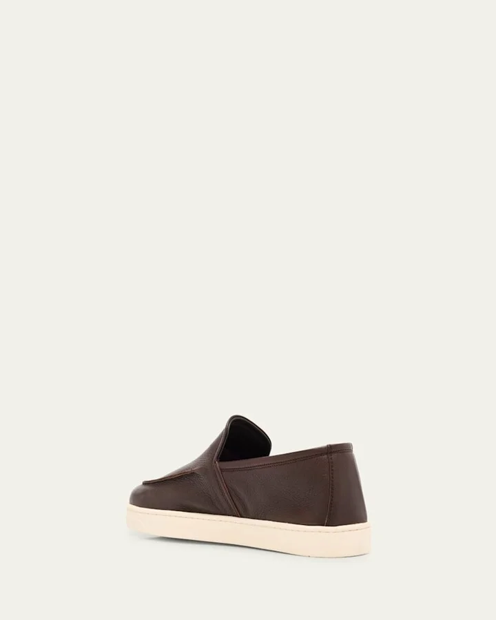 Men's Buffalo Leather Hybrid Sneaker Loafers - Image 2