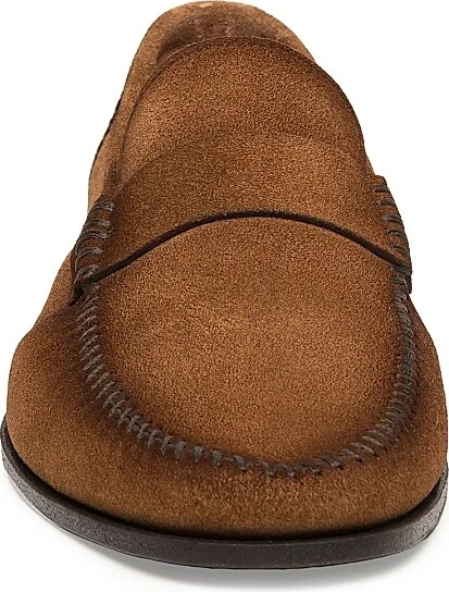 Men's Burnished Suede Loafers - Blue - Size 7 - Image 8