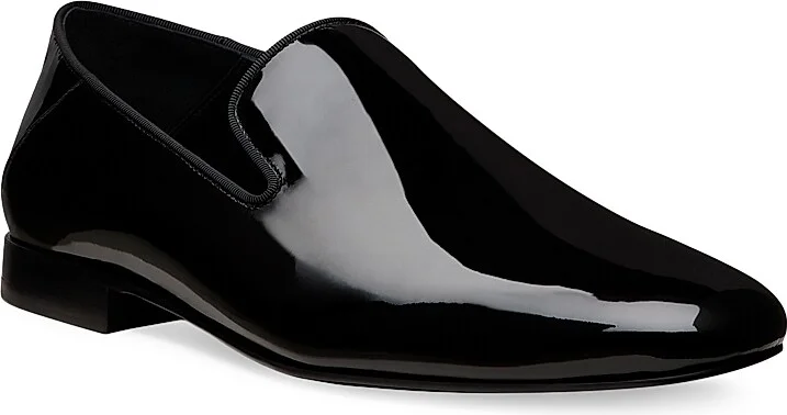 Men's Buzz Patent Leather Loafers - Black - Size 10 - Image 2