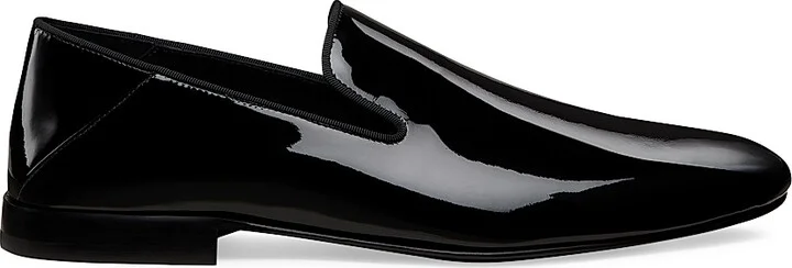 Men's Buzz Patent Leather Loafers - Black - Size 10