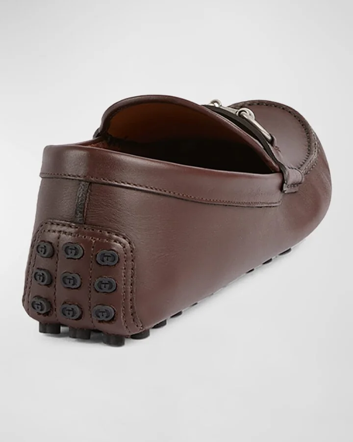 Men's Byorn Horsebit Leather Drivers - Image 6