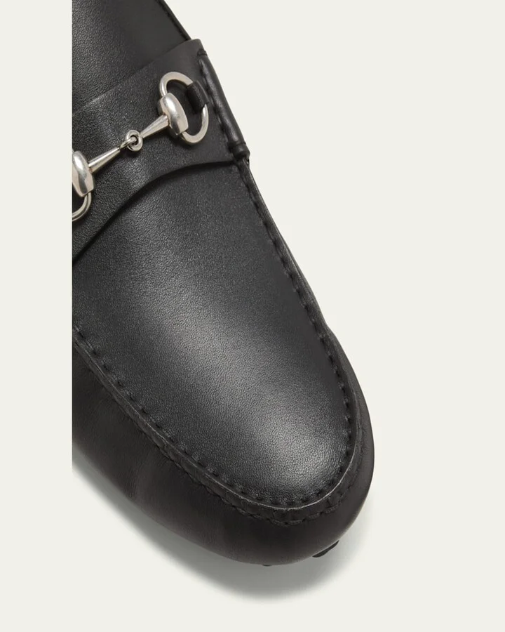 Men's Byorn Horsebit Leather Drivers - Image 5