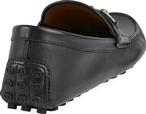 Men's Byorn Leather Driving Loafers - Black - Size 9 - Image 3