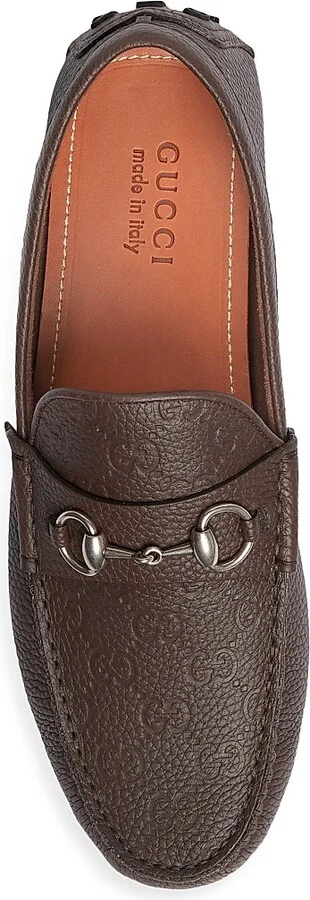 Men's Byorn Leather Driving Loafers - Cocoa - Size 8 - Image 4