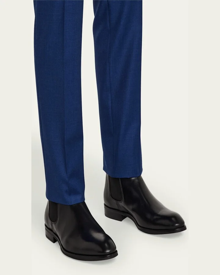 Men's Calf Leather Chelsea Boots - Image 4