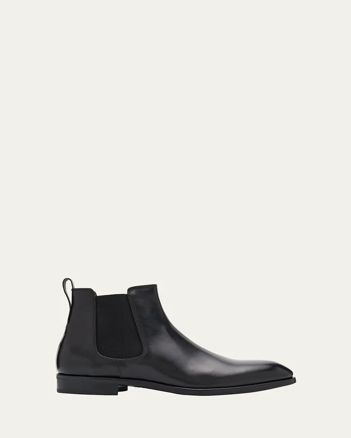 Men's Calf Leather Chelsea Boots