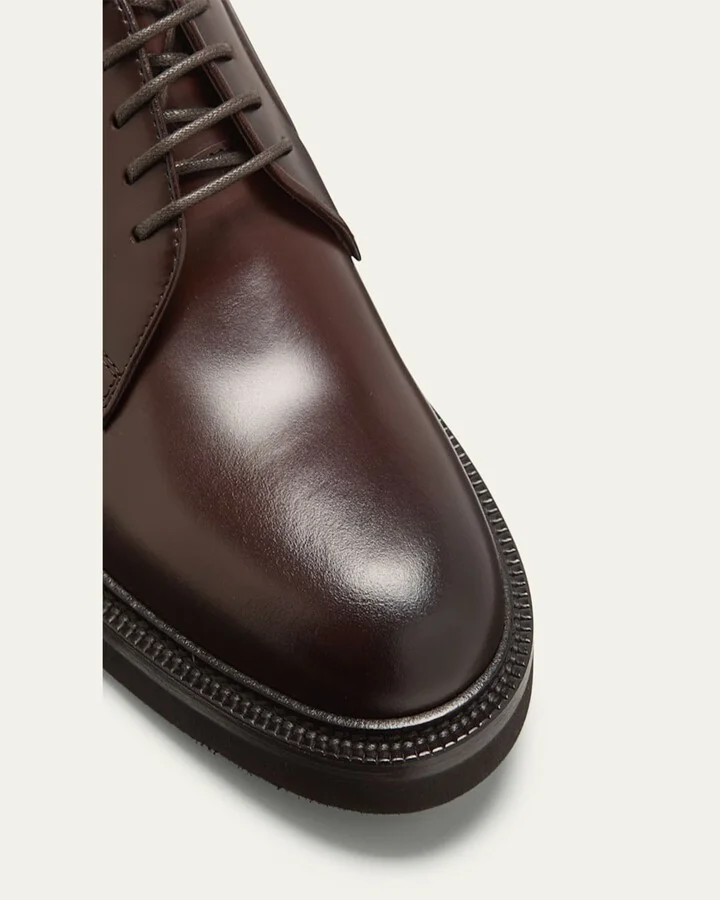 Men's Calf Leather Derby Shoes - Image 5