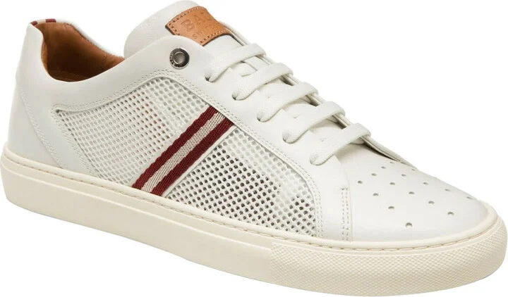 Men's Calf Leather Sneakers With - (7 D S)