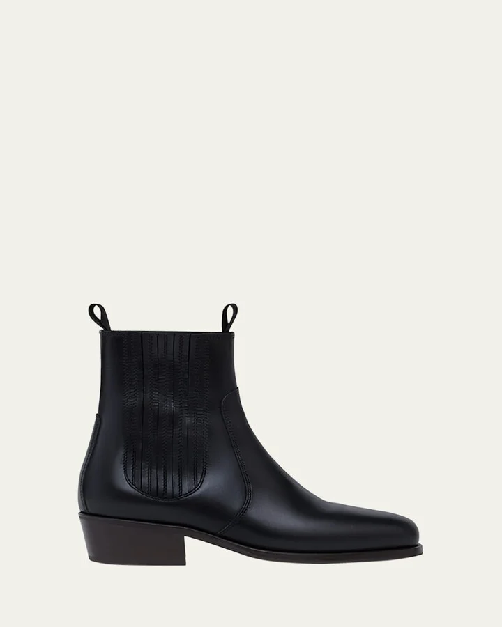 Men's Calfskin Chelsea Ankle Boots