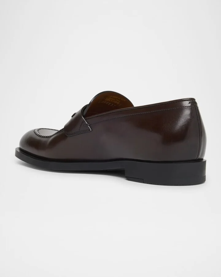 Men's Calfskin Penny Loafers - Image 11
