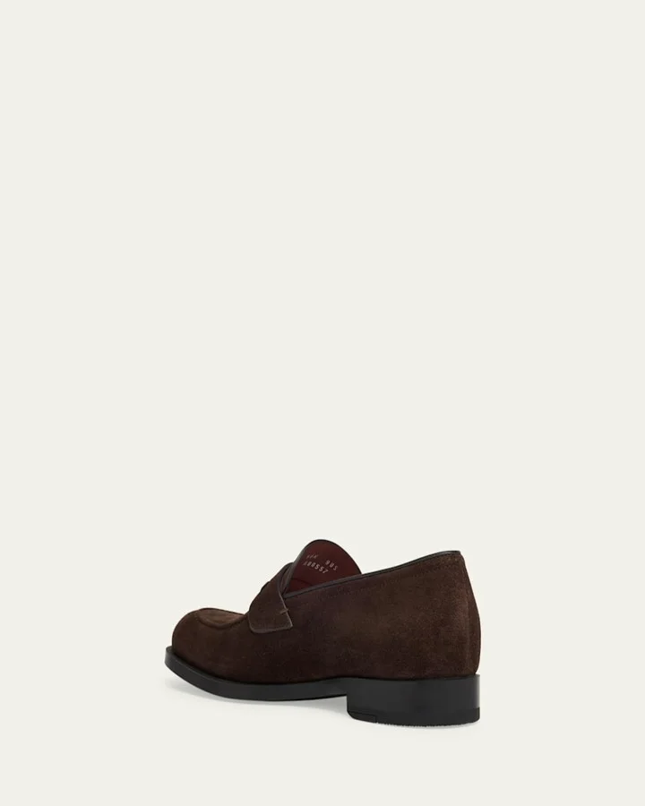 Men's Calfskin Penny Loafers - Image 2