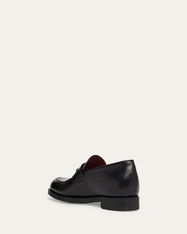 Men's Calfskin Penny Loafers - Image 9