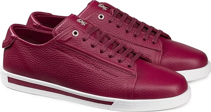 Men's Calfskin Sneakers - Blue - Size 7.5 - Image 9