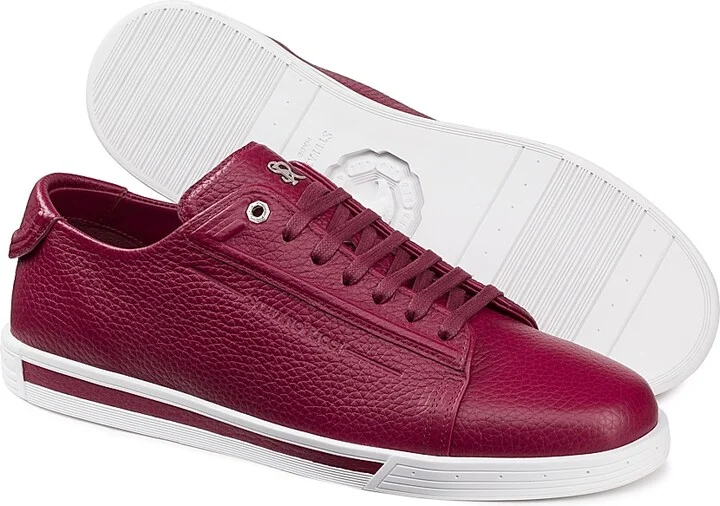 Men's Calfskin Sneakers - Blue - Size 7.5 - Image 10