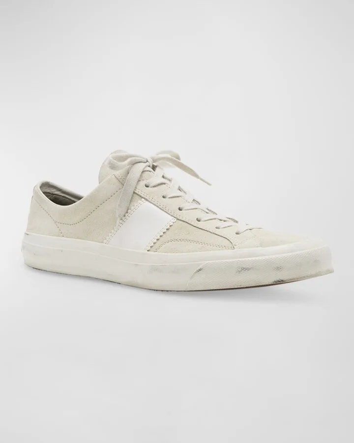 Men's Cambridge Suede Low-Top Sneakers - Image 6