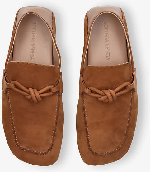 Mens Camel Daddy Nubuck-Leather Loafers Eur 45 / 11 Uk Men - Image 2