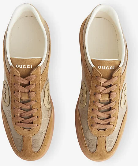Mens Camel Suede G75 Canvas Trainers Eur 43 / 9 Uk Men - Image 2