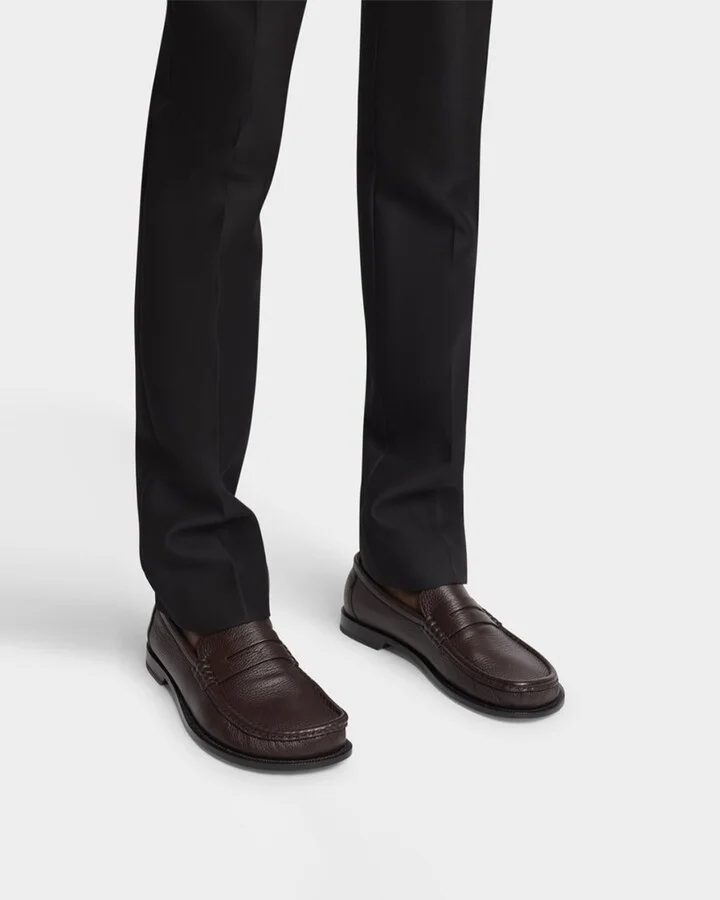 Men's Campo Deerskin Penny Loafers - Image 3