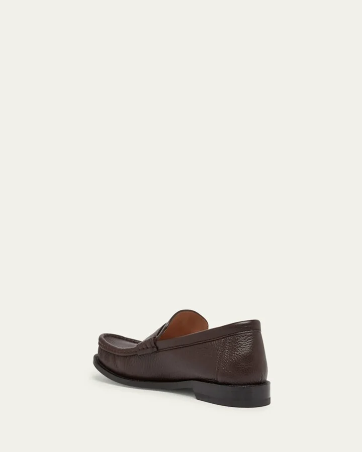 Men's Campo Deerskin Penny Loafers - Image 3