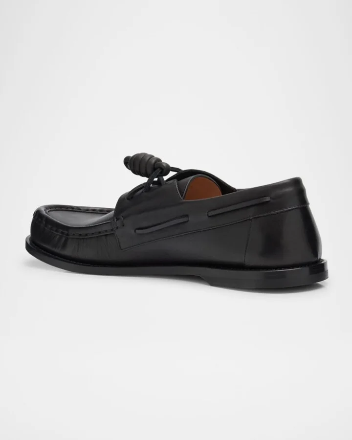 Men's Campo Leather Boat Shoes - Image 5