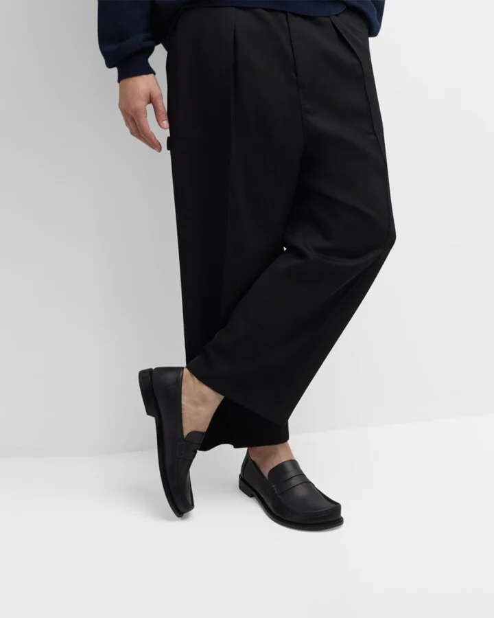 Men's Campo Leather Penny Loafers - Image 3