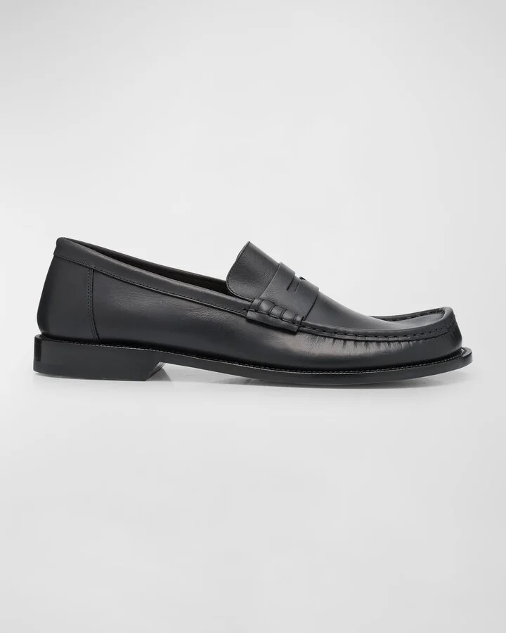 Men's Campo Leather Penny Loafers