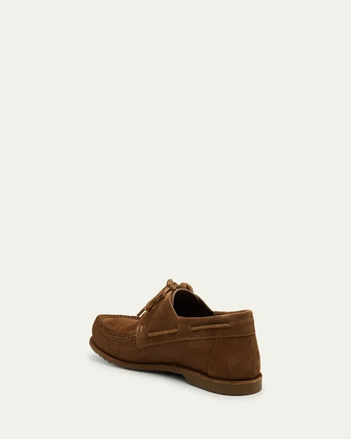 Men's Campo Suede Flamenco-Knot Boat Shoes - Image 2