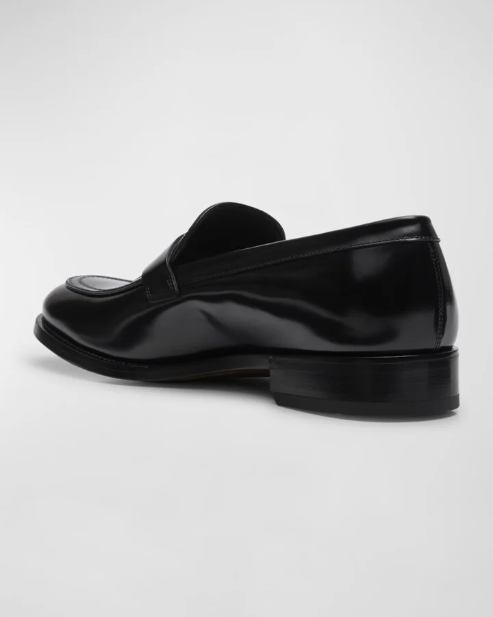 Men's Canada Gancini Leather Penny Loafers - Image 2