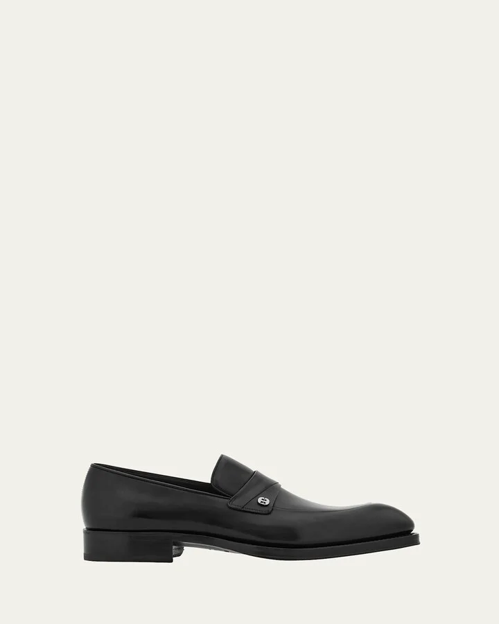 Men's Cantore Tramezza Calfskin Penny Loafers