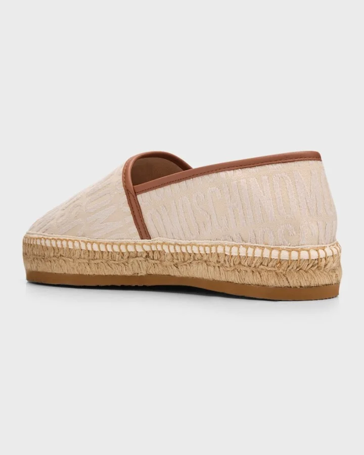 Men's Canvas Jacquard Logo Espadrilles - Image 4