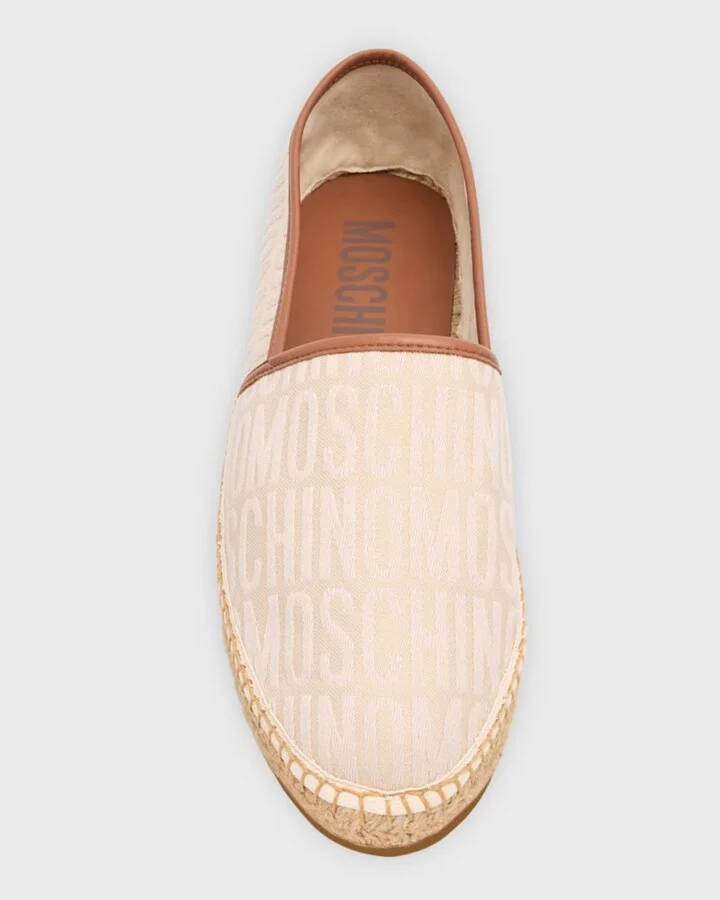 Men's Canvas Jacquard Logo Espadrilles - Image 5