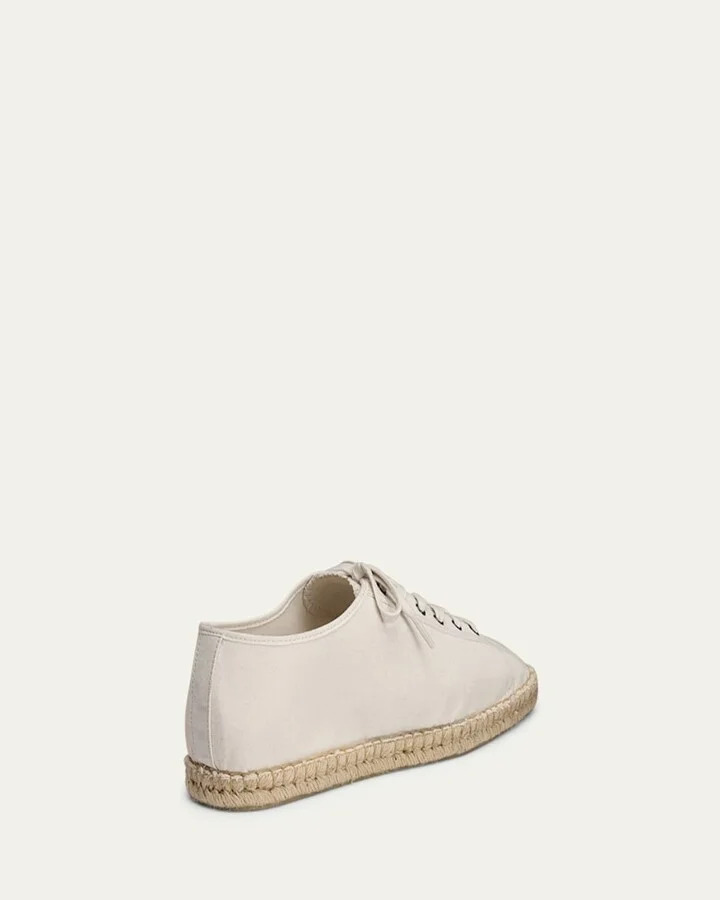 Men's Canvas Lace-Up Espadrilles - Image 2