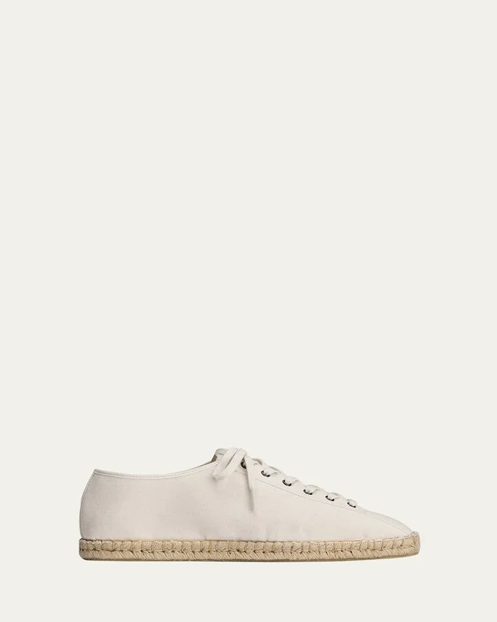 Men's Canvas Lace-Up Espadrilles