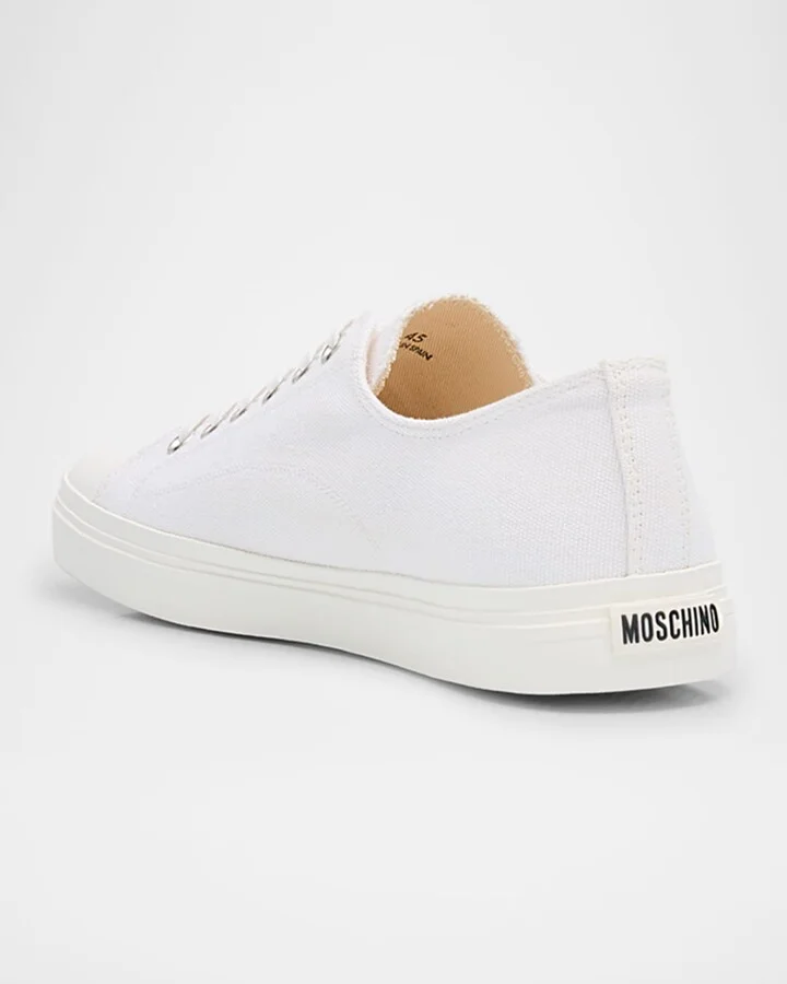 Men's Canvas Low-Top Sneakers - Image 5