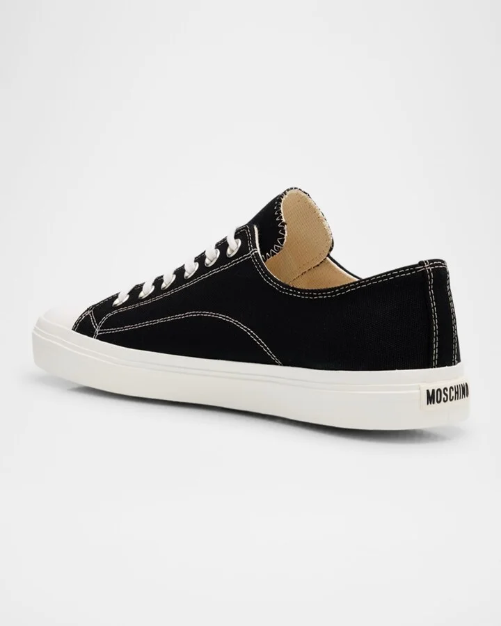 Men's Canvas Low-Top Sneakers - Image 7