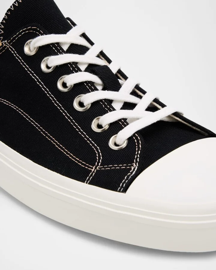 Men's Canvas Low-Top Sneakers - Image 8