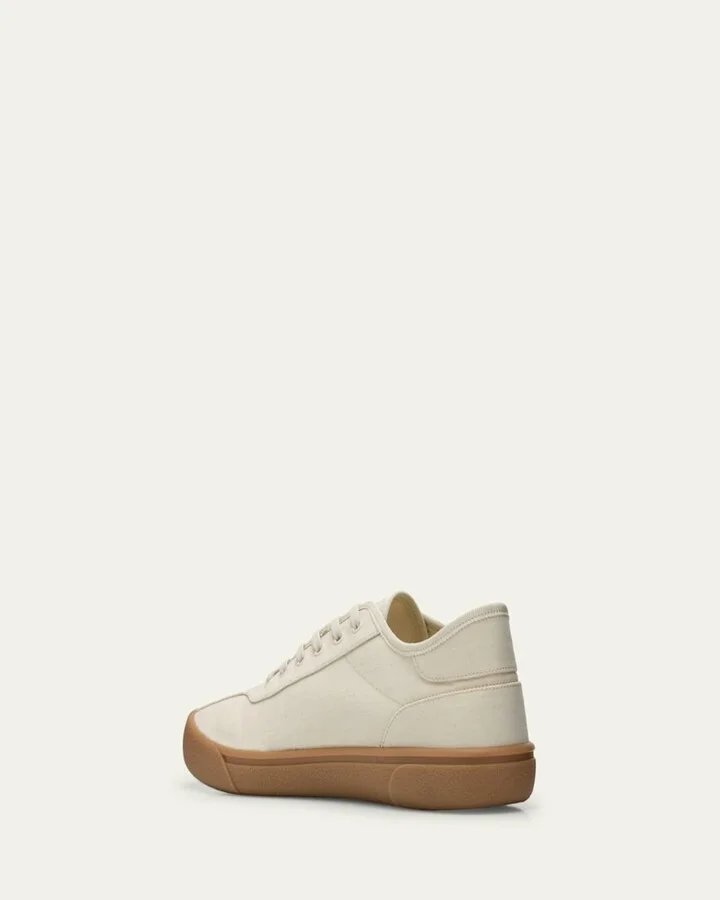 Men's Canvas Low-Top Sneakers - Image 5