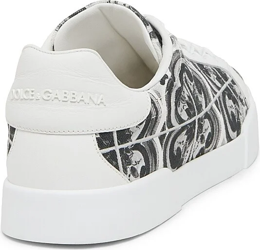 Men's Canvas Low-Top Sneakers - White - Size 7 - Image 3